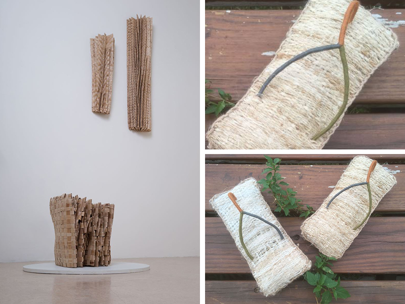 「翻新:月桃、苧麻、草棉 ─ 素材與技法的實驗成果」展覽